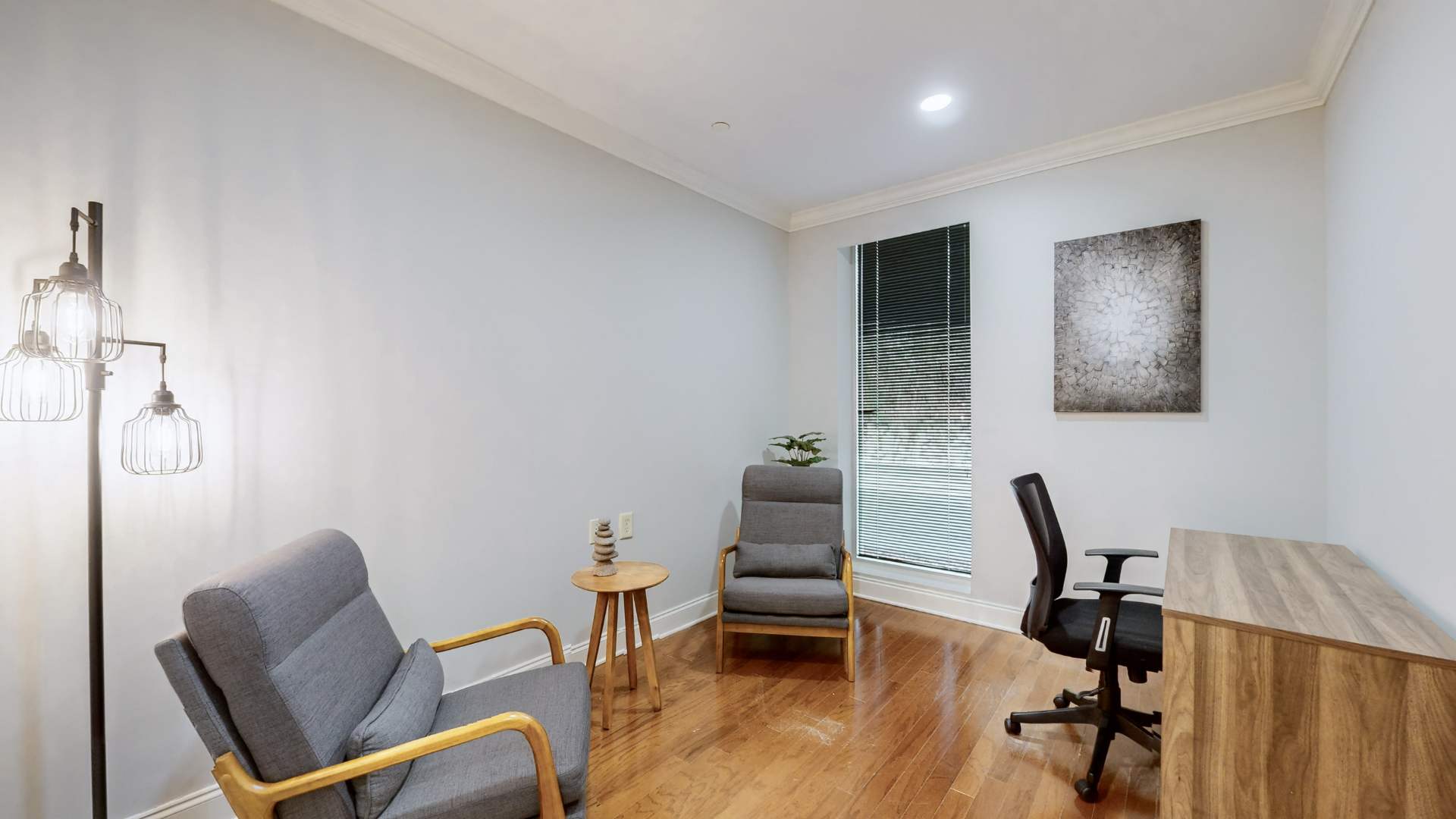 Interior of a therapy clinic offering EMDR Therapy in Nashville, featuring a calm and comfortable setting