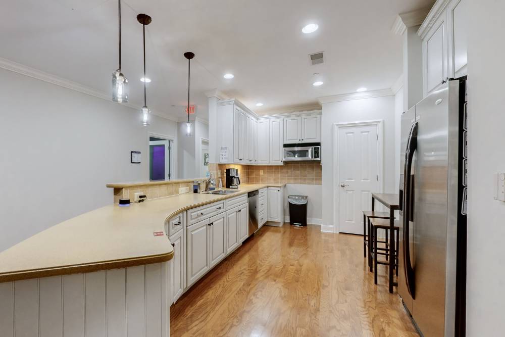 Modern kitchen area inside a treatment center offering Mental Health IOP in Nashville.